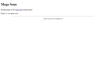 Tablet Screenshot of megasena.net